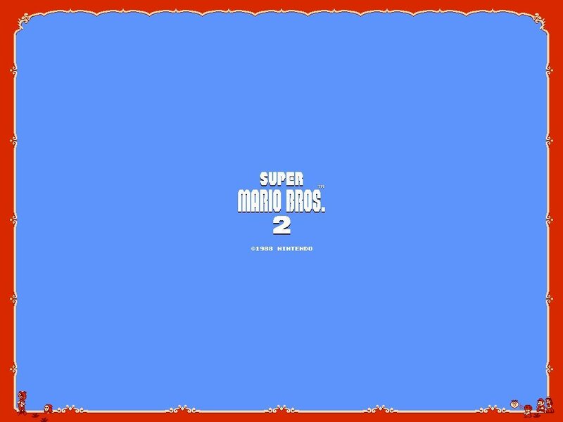 Super Mario Bros. 2 title screen