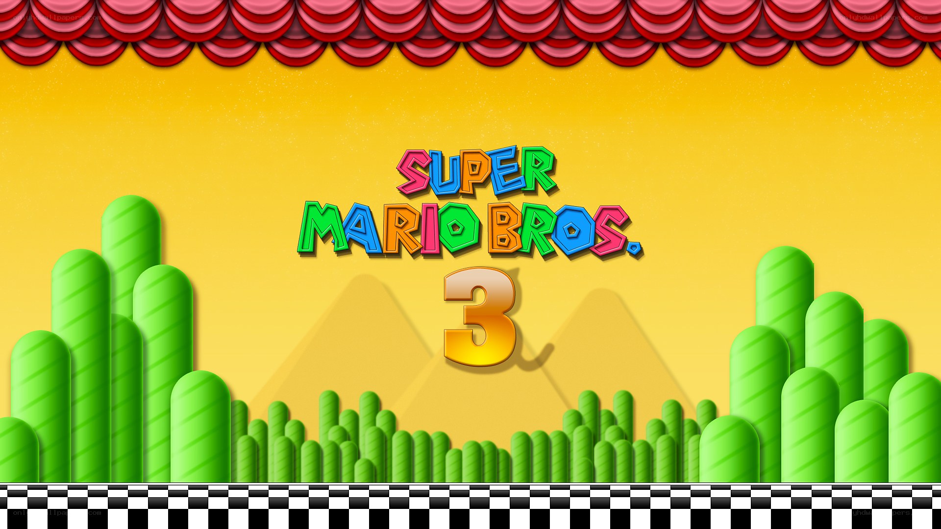 Super Mario Bros. 3 title screen