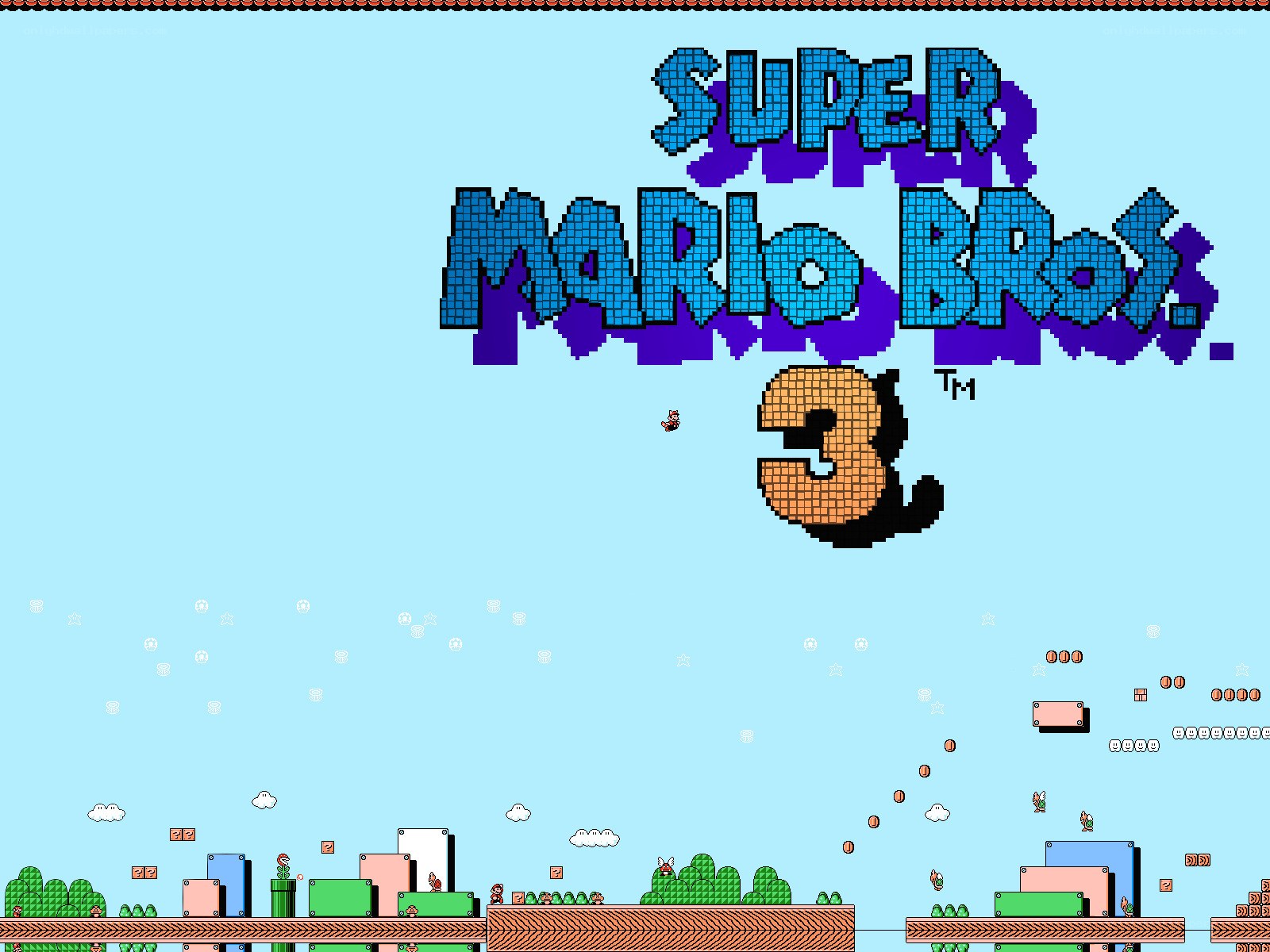 Super Mario Bros. 3 title screen