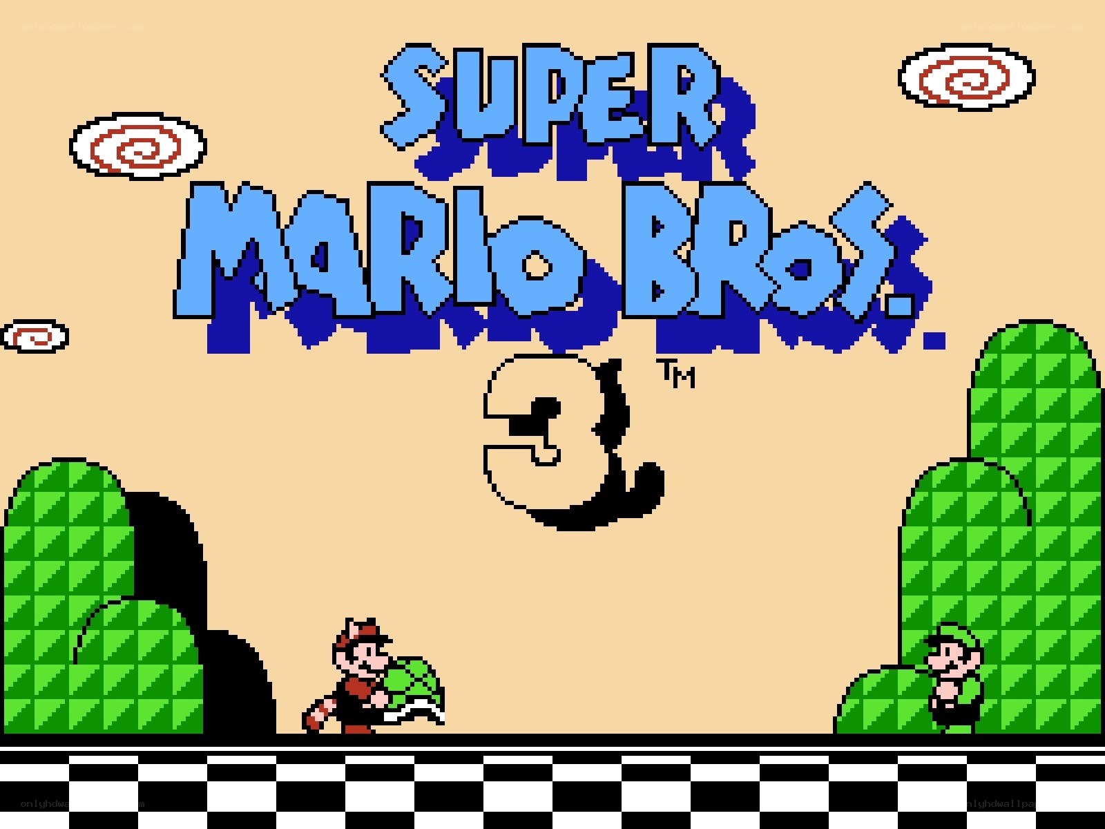 Super Mario Bros. 3 title screen