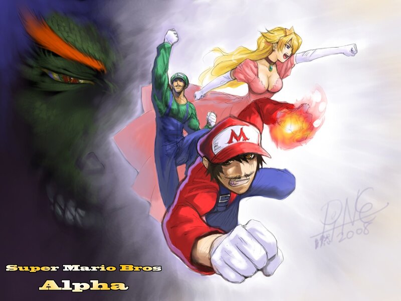 Super Mario Bros Alpha artwork