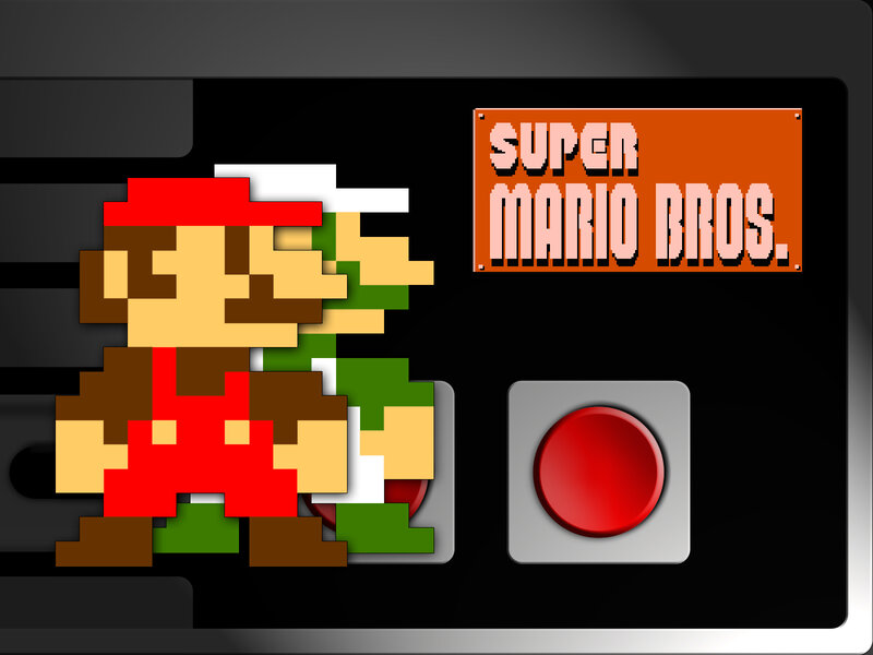 Super Mario Bros. game art