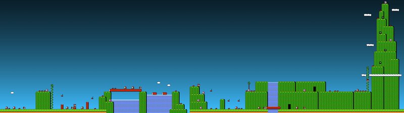 Super Mario Bros level