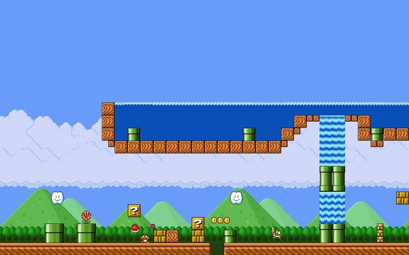 Super Mario Bros level