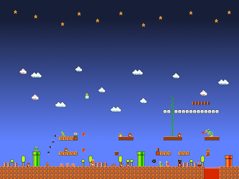 Super Mario Bros. level