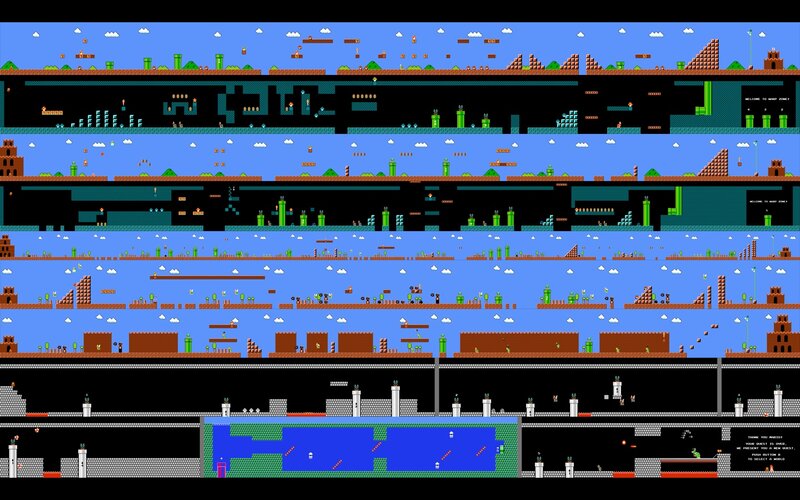 Super Mario Bros. level compilation