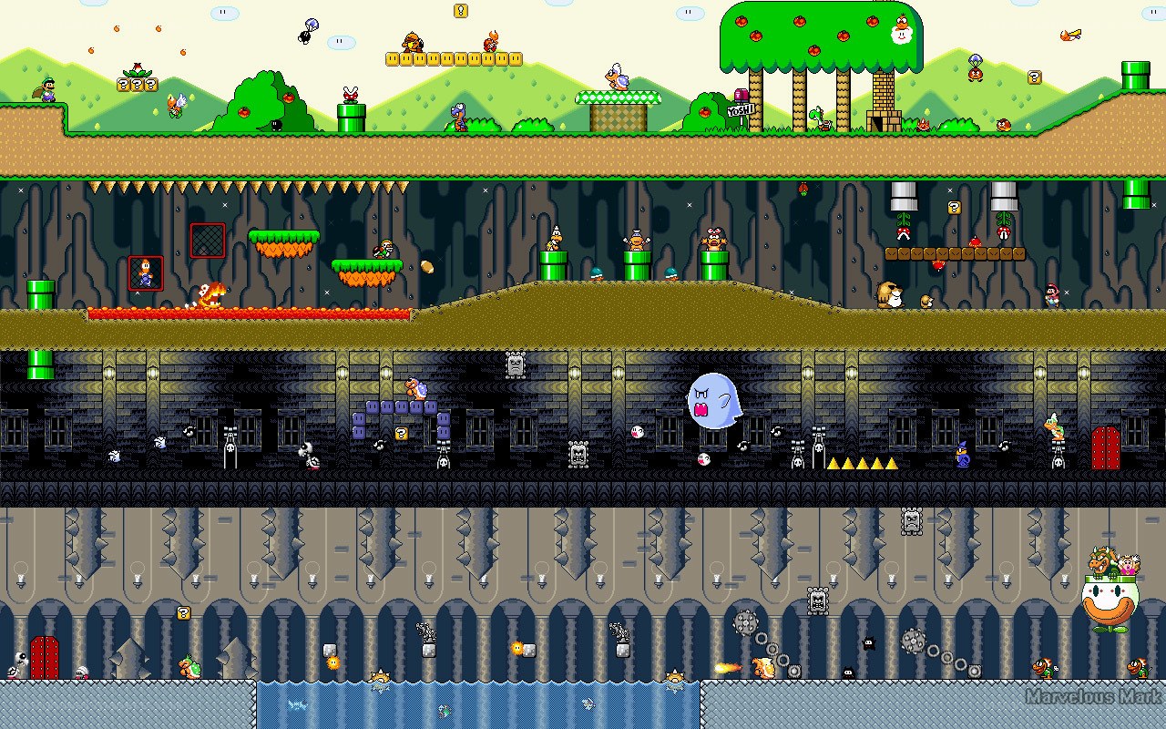 Super Mario Bros. level design