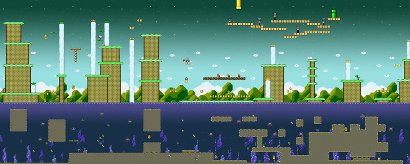 Super Mario Bros. level design