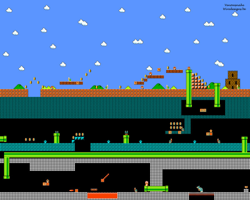 Super Mario Bros level design