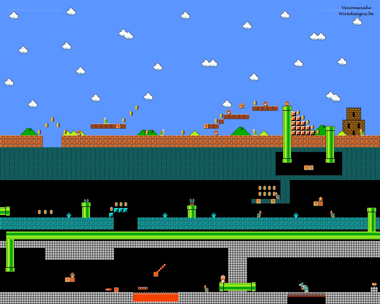 Super Mario Bros level design
