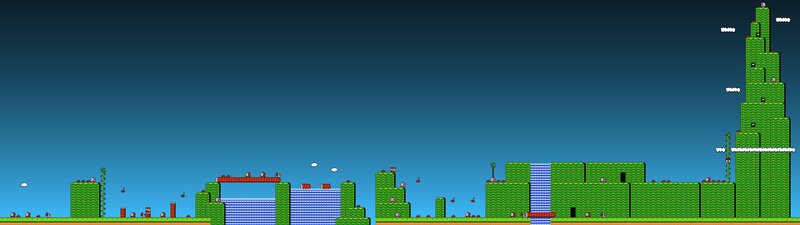 Super Mario Bros Level — Green