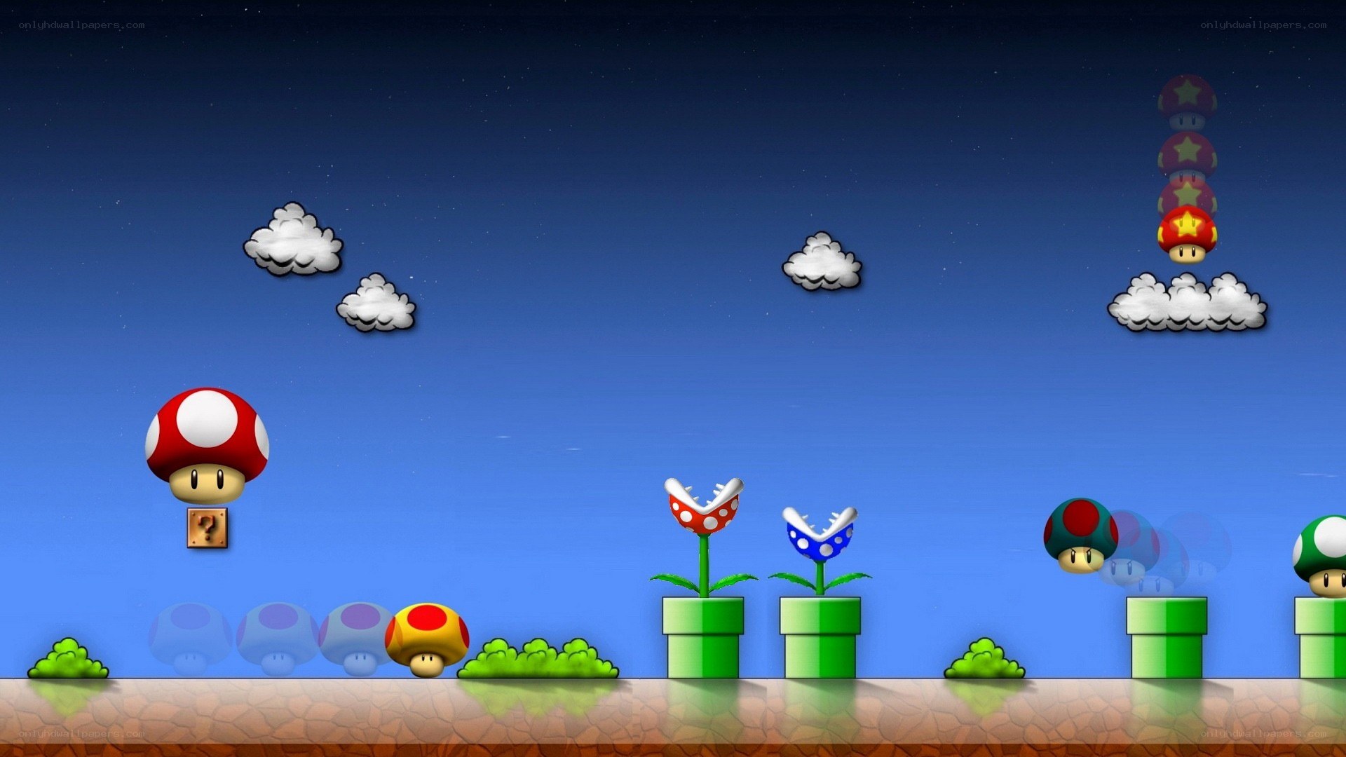 Super Mario Bros scene