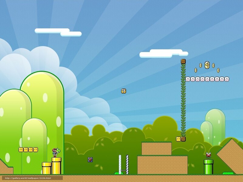 Super Mario Bros. scene