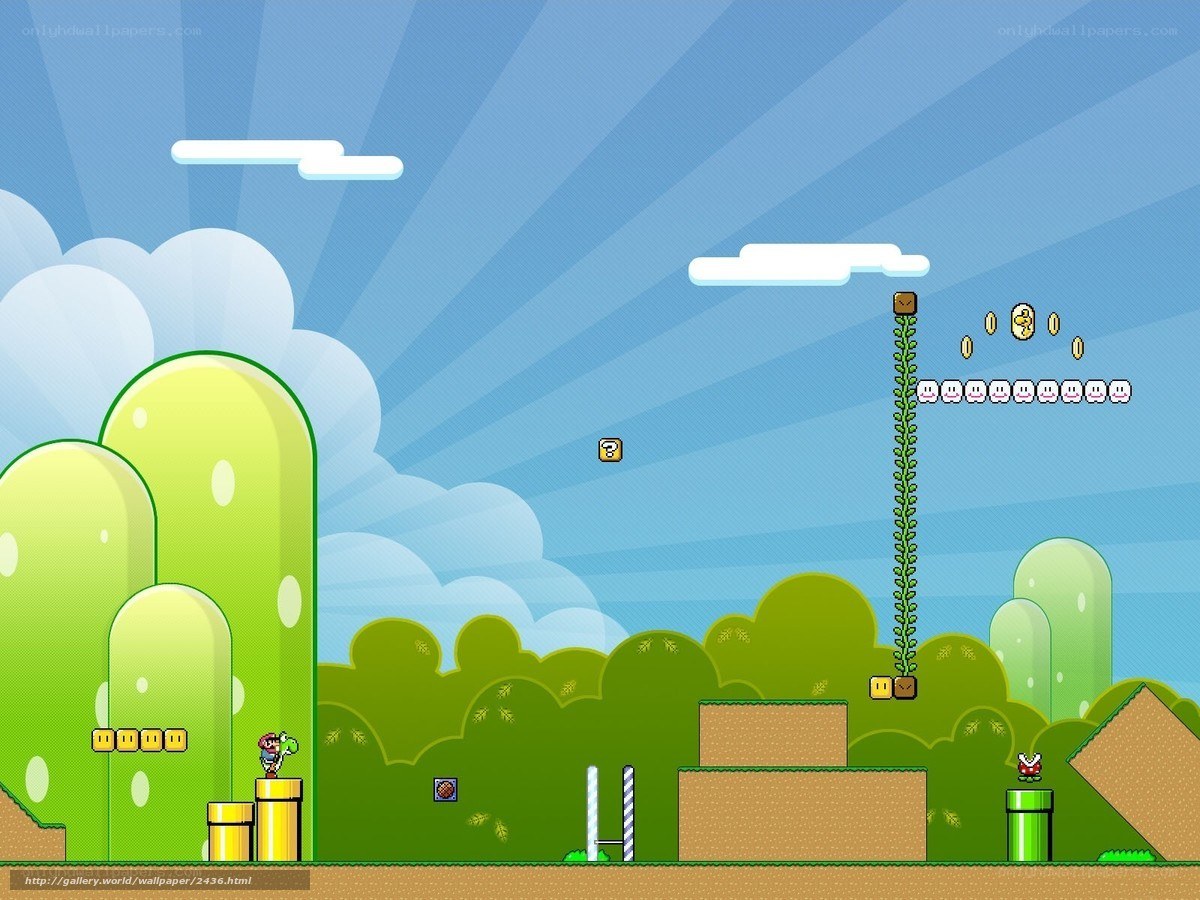 Super Mario Bros. scene