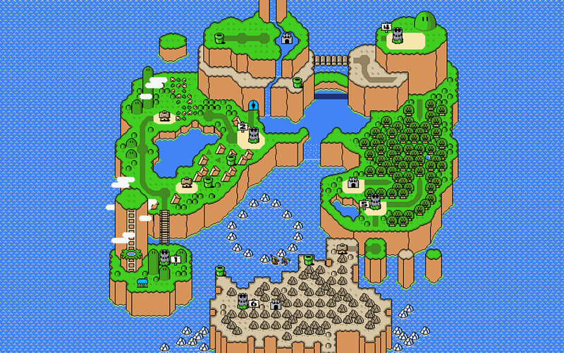 Super Mario Bros. world map