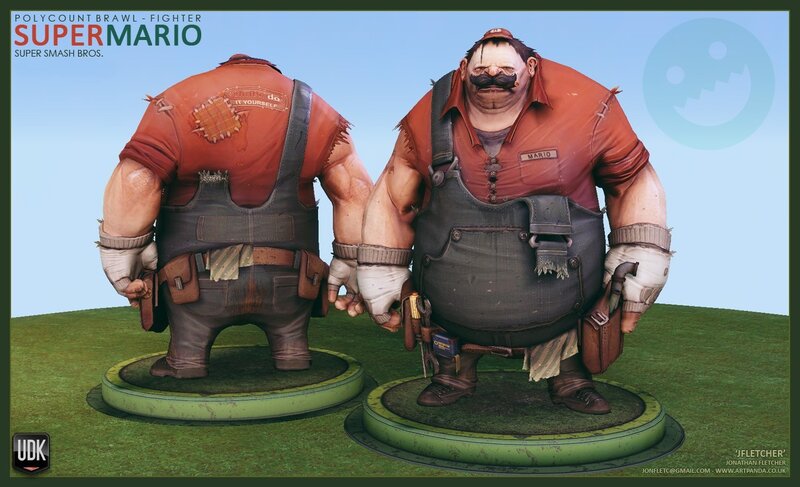 Super Mario Fighter Model