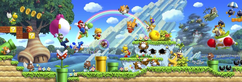 Super Mario Galaxy scene