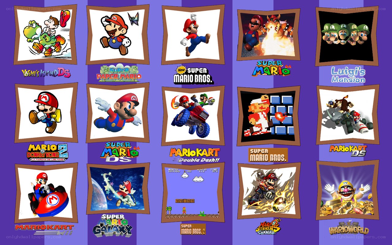 Super Mario game collection