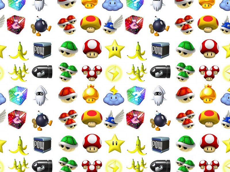 Super Mario Game Items