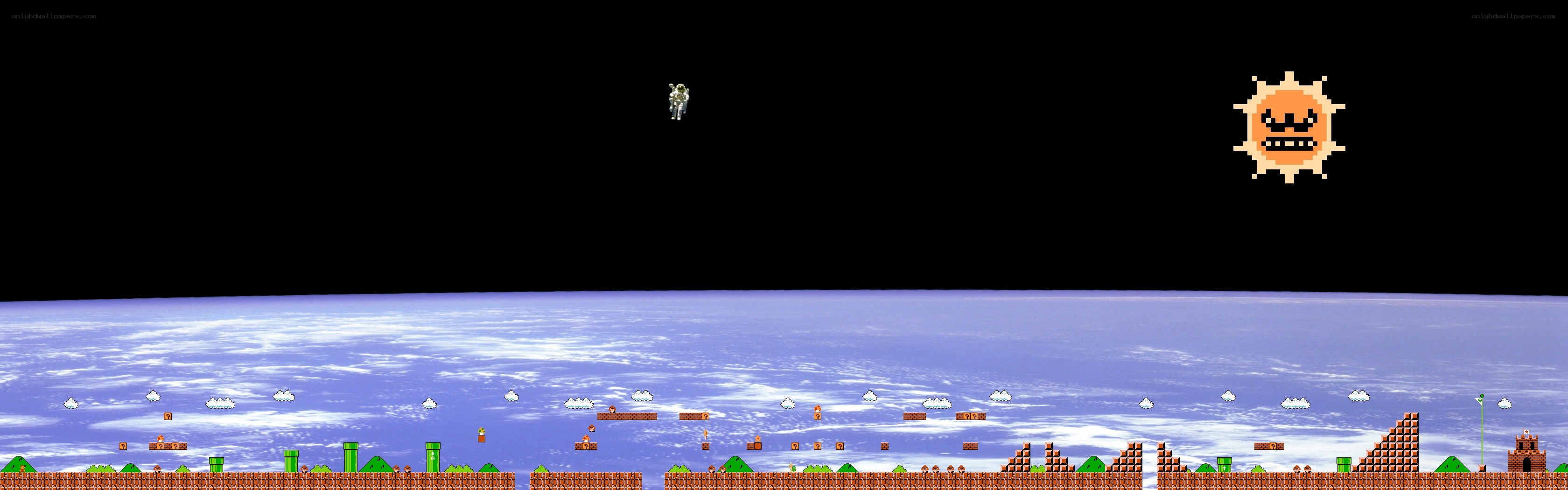 Super Mario in space