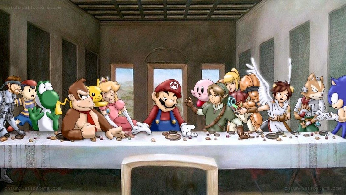 Super Mario Last Supper