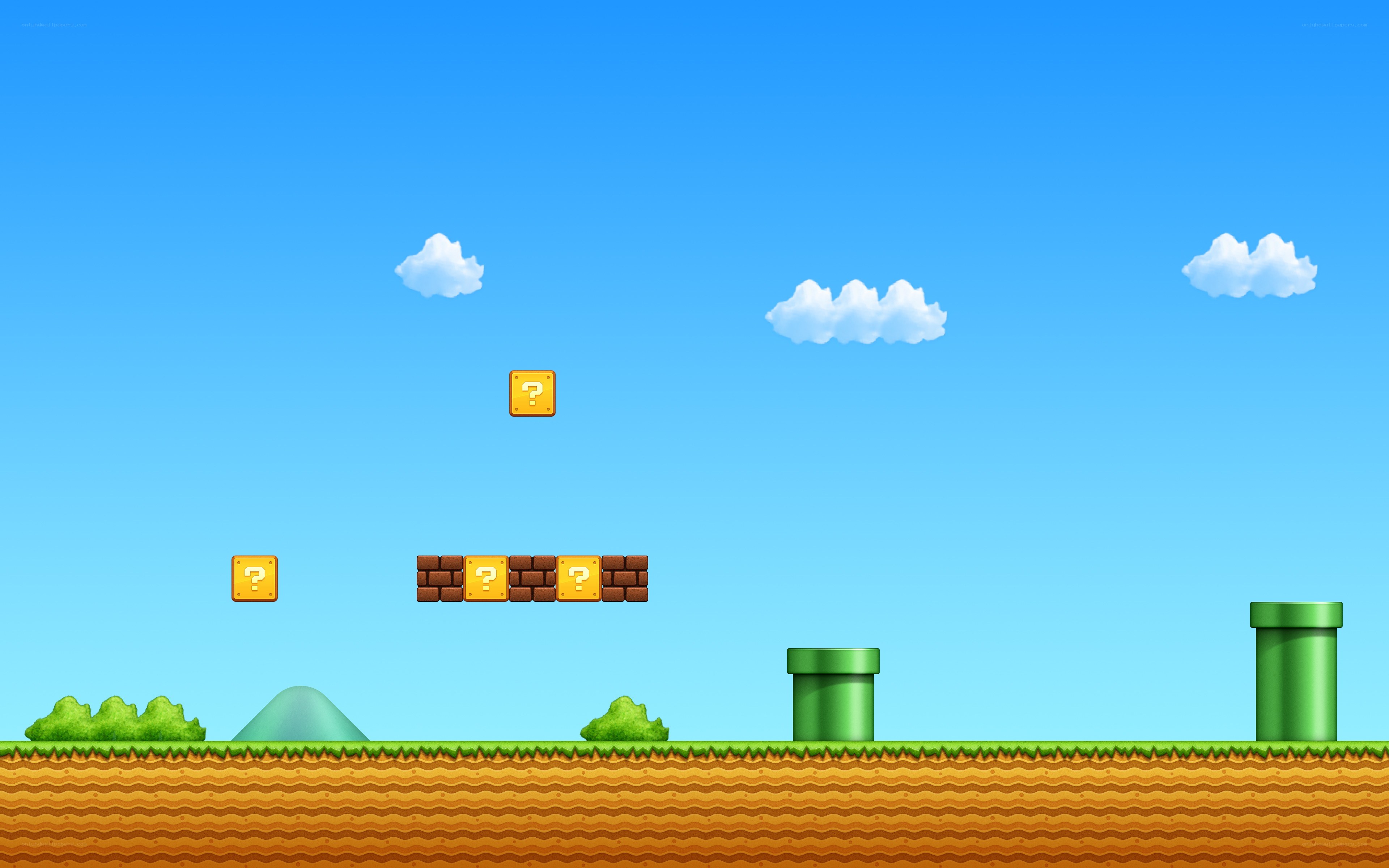 Super Mario level scene