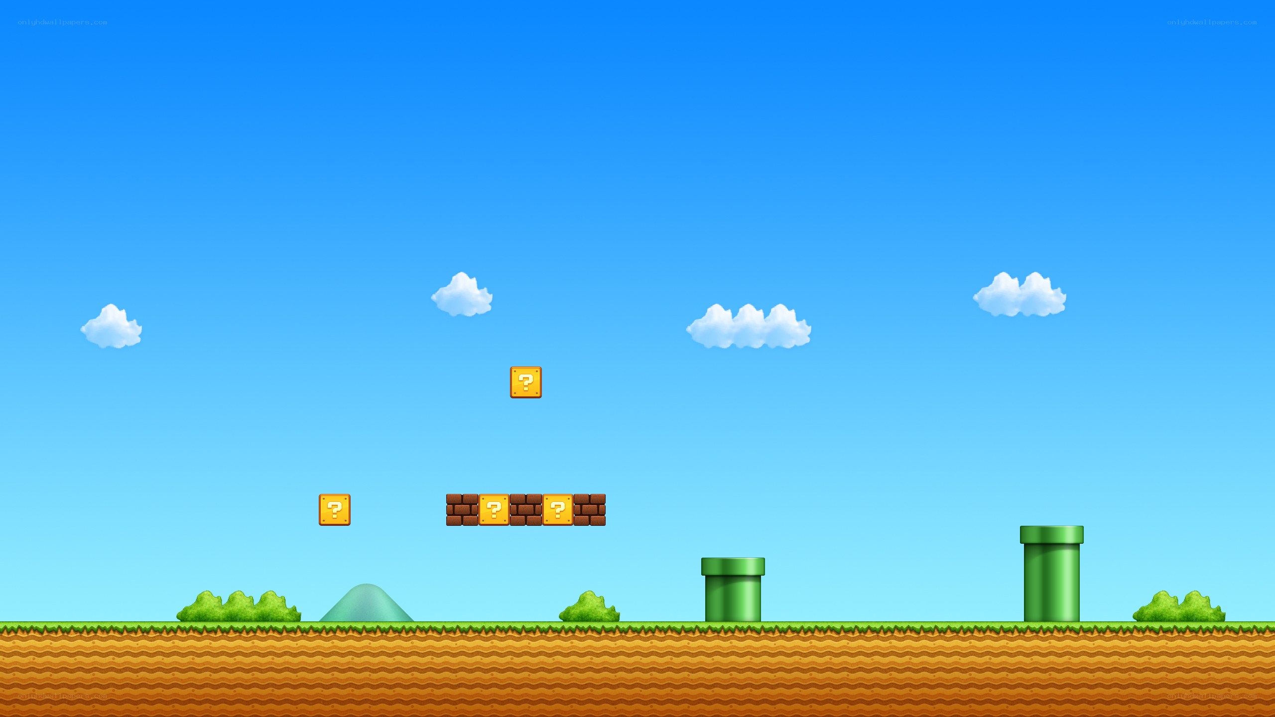 Super Mario level scene