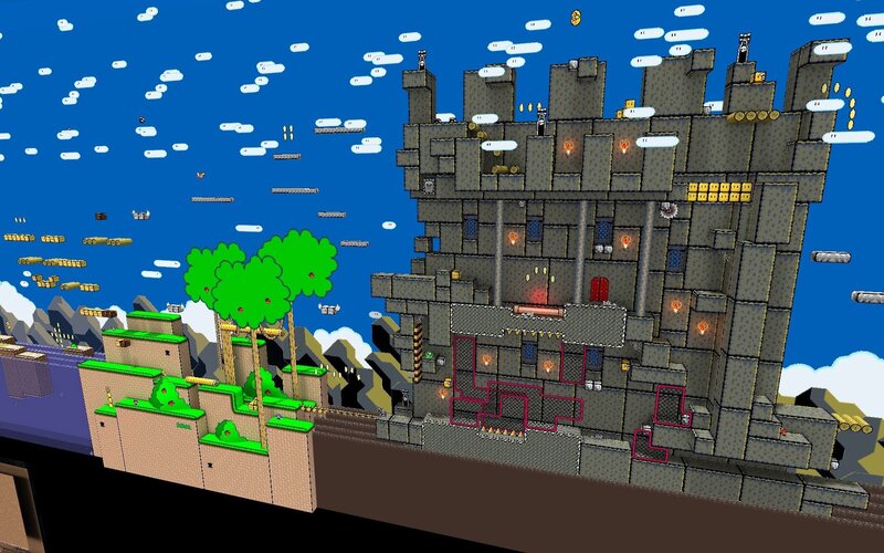 Super Mario Maker level