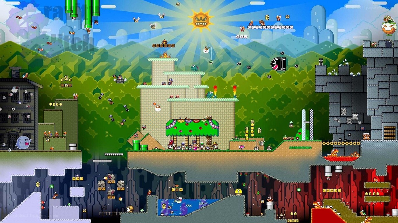 Super Mario Maker level