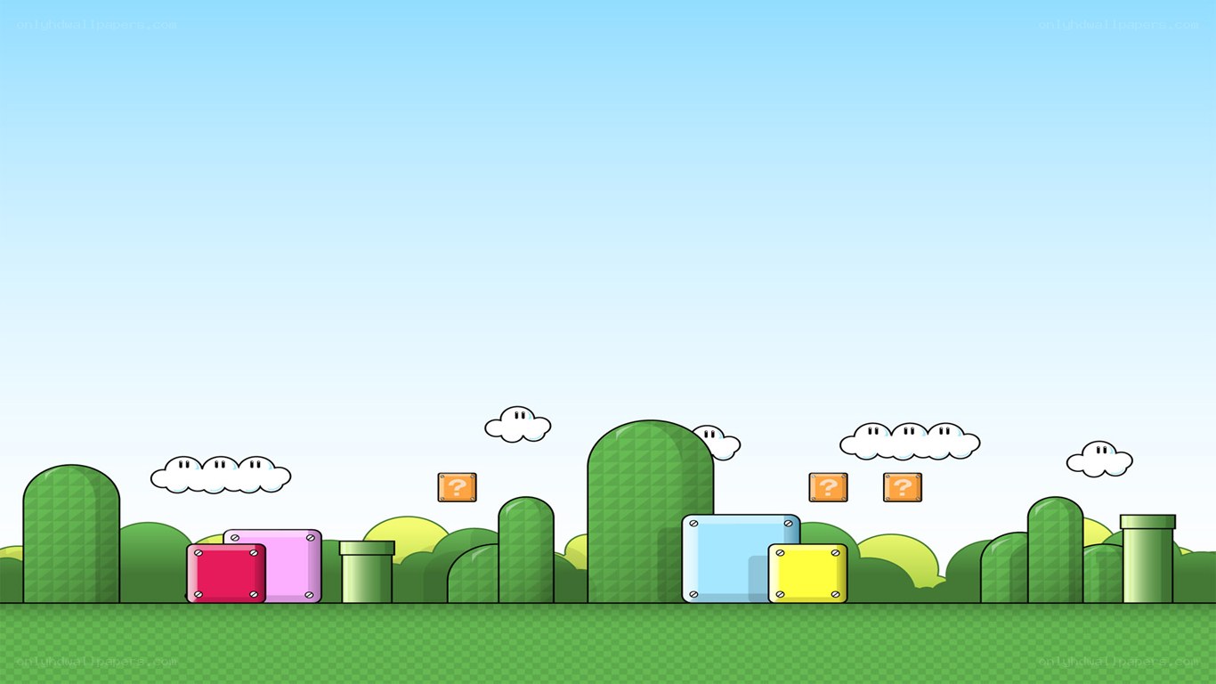 Super Mario-style game level