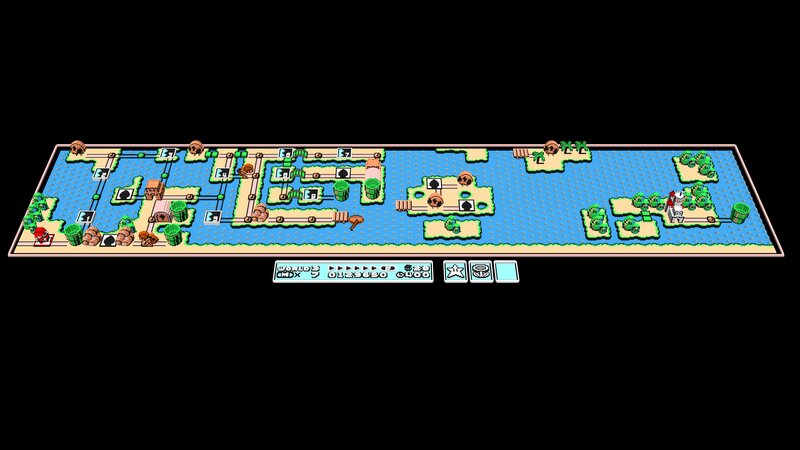 Super Mario World map view
