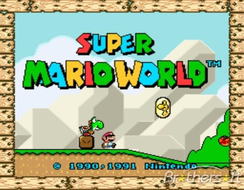 Super Mario World title screen