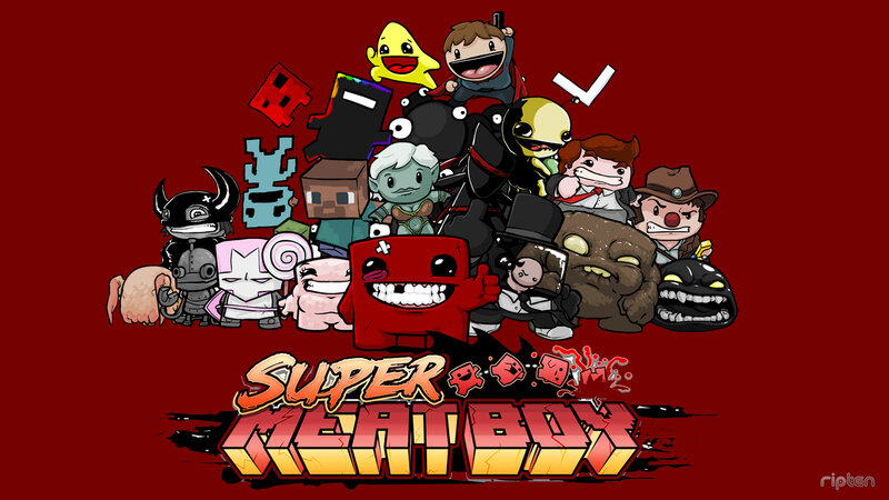 Super Meat Boy characters