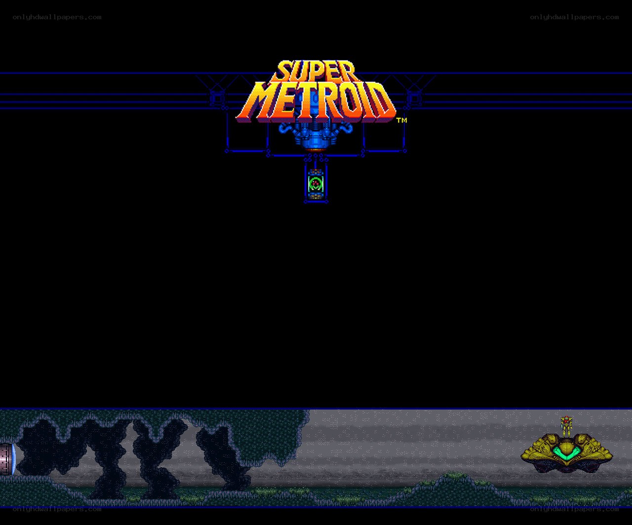 Super Metroid title screen