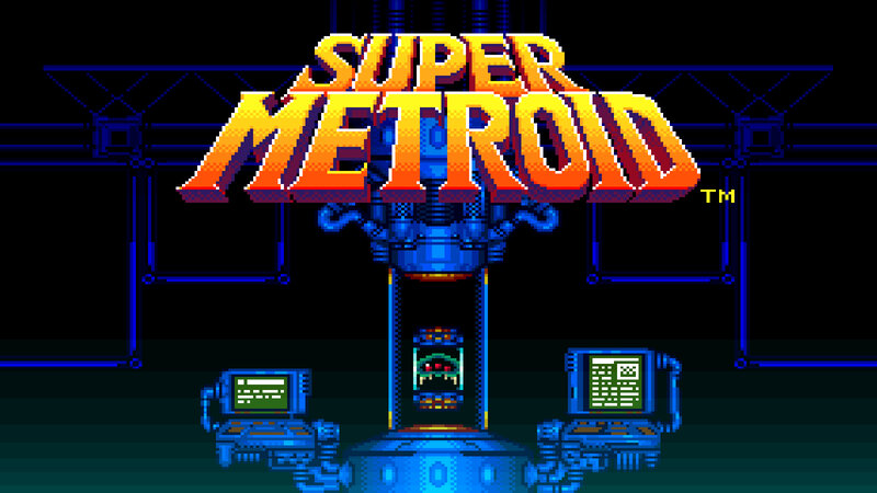 Super Metroid title screen