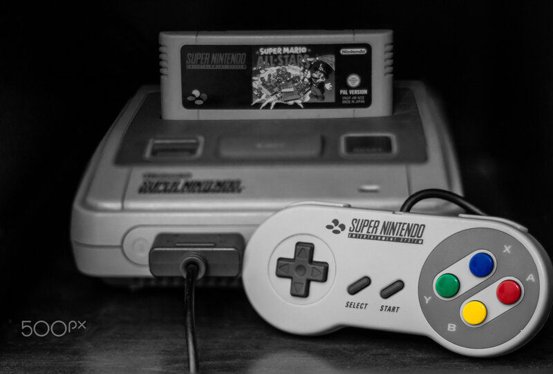 Super Nintendo Console — Black