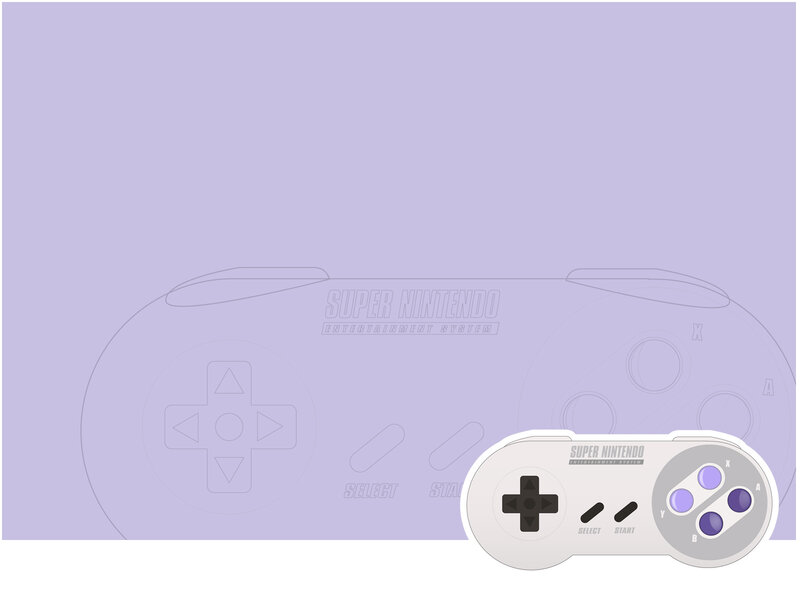Super Nintendo controller illustration