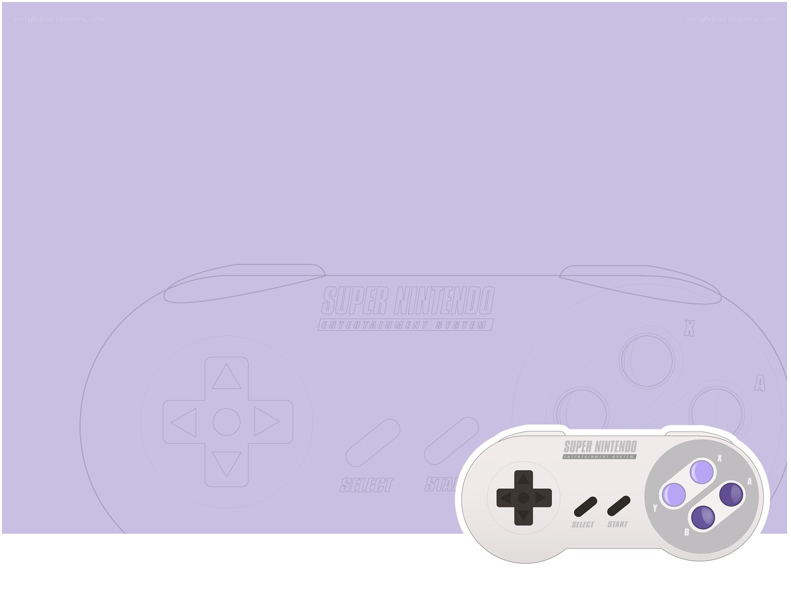 Super Nintendo controller illustration