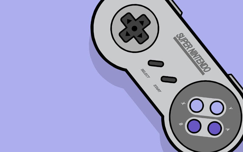 Super Nintendo Controller — Purple, Neutral