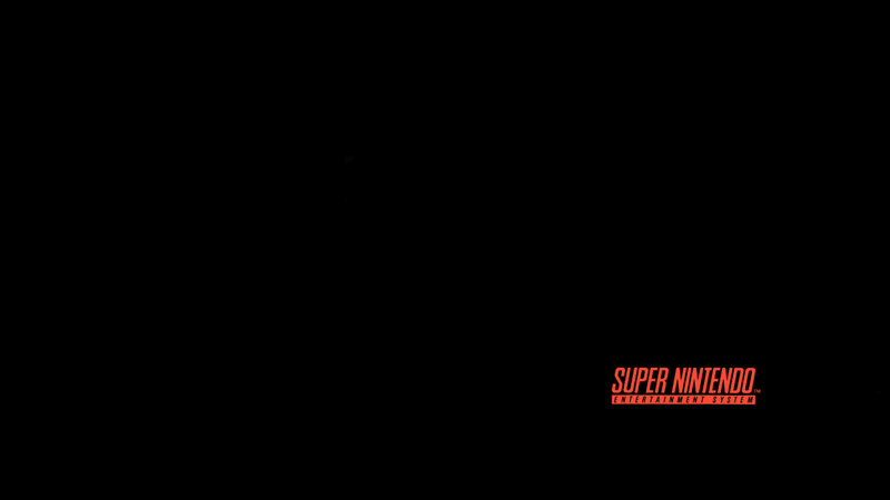 Super Nintendo Logo — Black