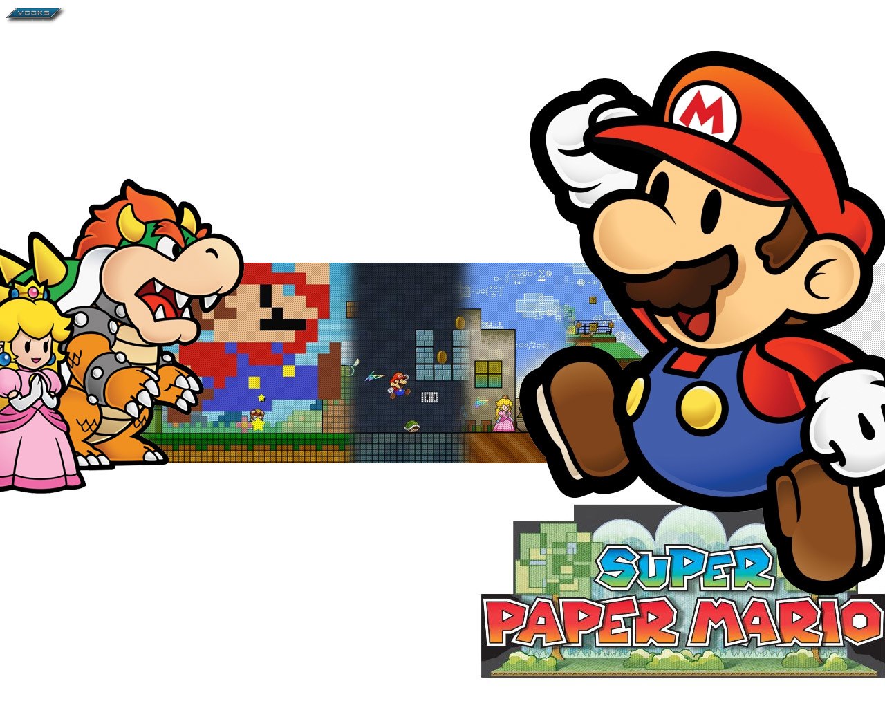 Super Paper Mario artwork