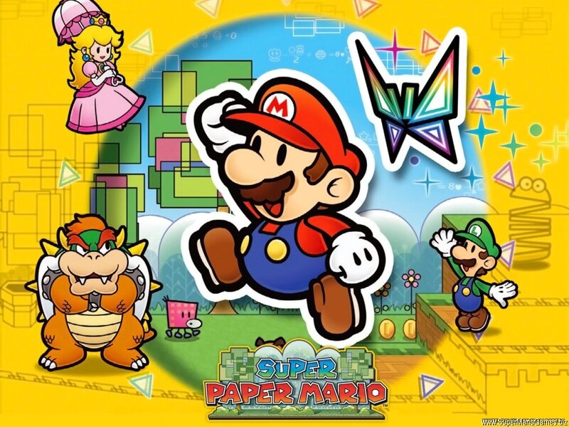 Super Paper Mario characters