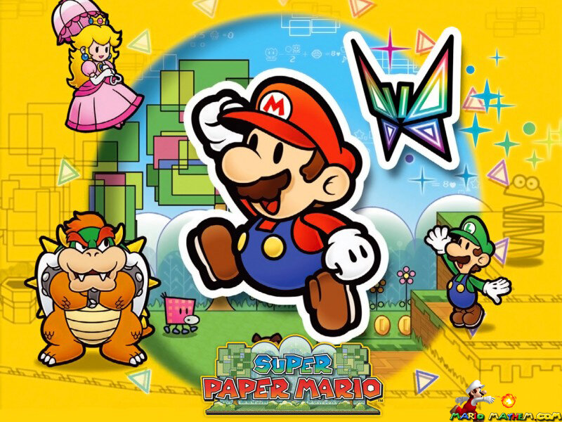 Super Paper Mario characters