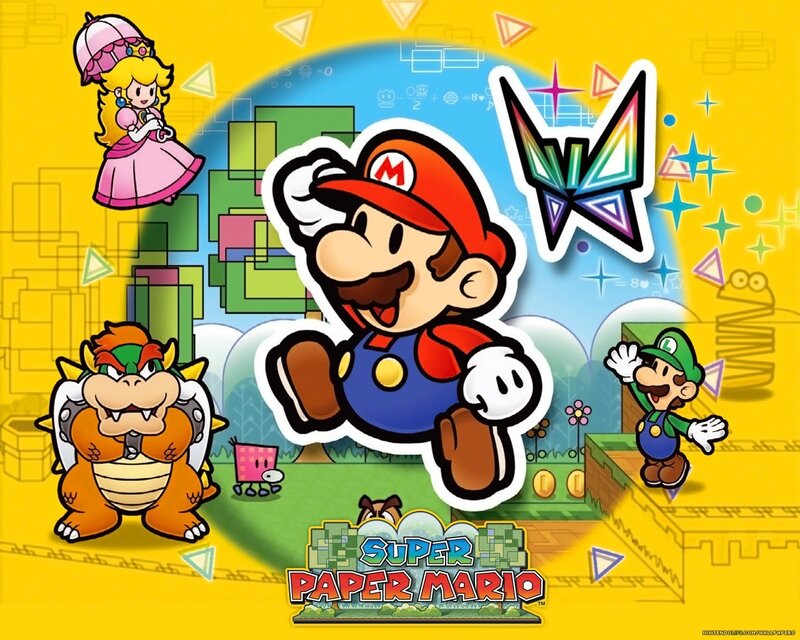 Super Paper Mario characters