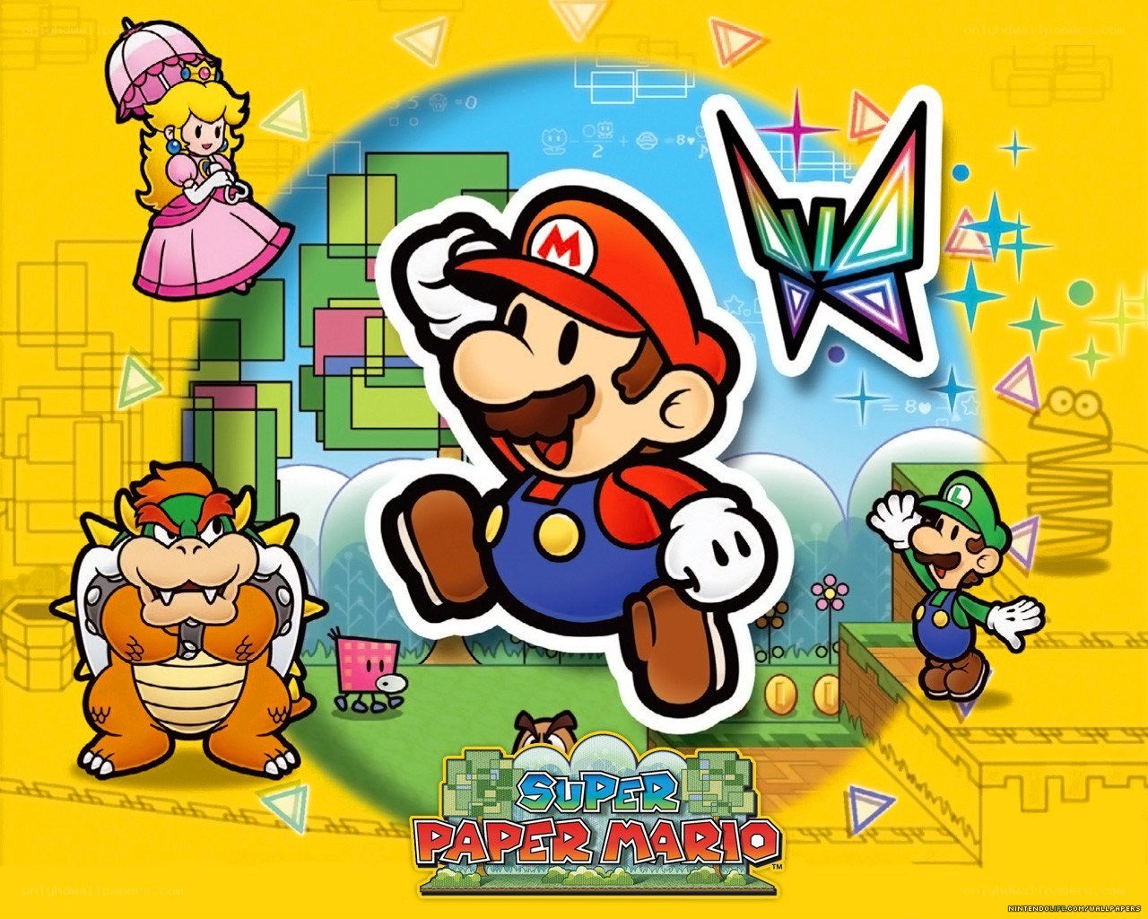 Super Paper Mario characters