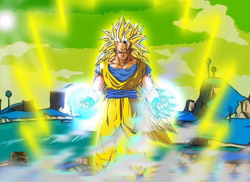 Super Saiyan 3 Goku — Green