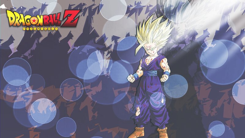 Super Saiyan Boy in Purple Gi