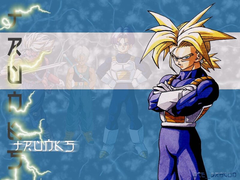 Super Saiyan Character — Blue, Dramatic, Anime, Lightning