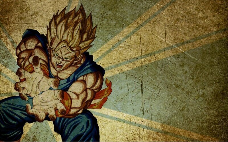 Super Saiyan Character — Brown, Dramatic, Anime