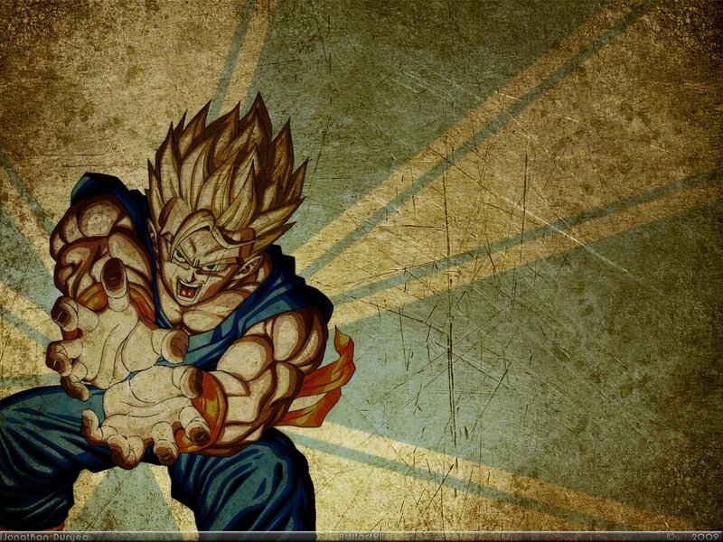 Super Saiyan Character — Brown, Dramatic